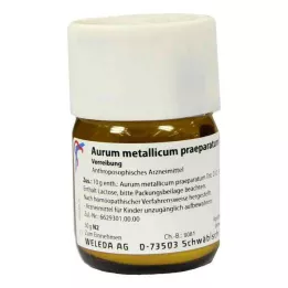 AURUM METALLICUM PRAEPARATUM D 12 Triturering, 50 g