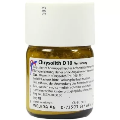 CHRYSOLITH D 10 Triturering, 50 g