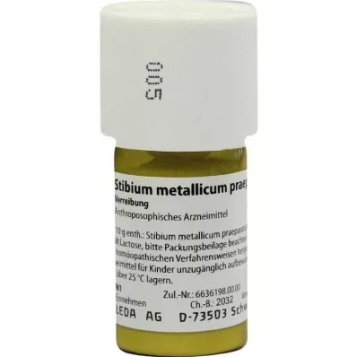 STIBIUM METALLICUM PRAEPARATUM D 10 Triturering, 20 g STIBIUM METALLICUM PRAEPARATUM D 10 Triturering, 20 g