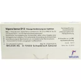 VIPERA BERUS D 12 ampuller, 8X1 ml