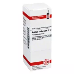 DHU Acidum sulfuricum D 12 Fortynning, 20 ml
