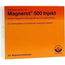 MAGNEROT 500 Injeksjonsampuller, 10X5 ml