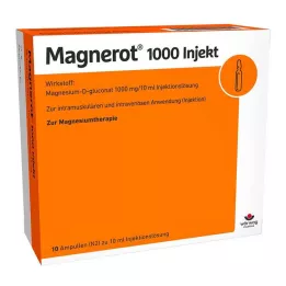 MAGNEROT 1000 injeksjonsampuller, 10X10 ml