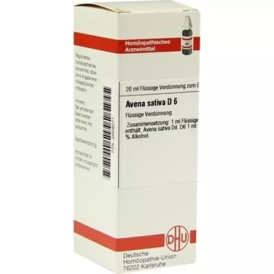 AVENA SATIVA D 6 Fortynning, 20 ml