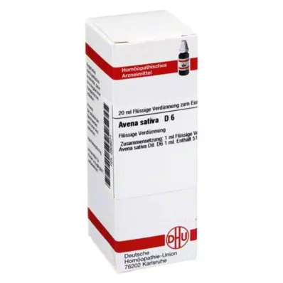 AVENA SATIVA D 6 Fortynning, 20 ml AVENA SATIVA D 6 Fortynning, 20 ml