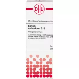 BARIUM CARBONICUM D 10 Fortynning, 20 ml