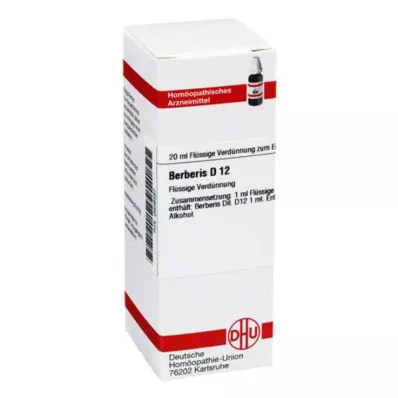 BERBERIS D 12 Fortynning, 20 ml BERBERIS D 12 Fortynning, 20 ml
