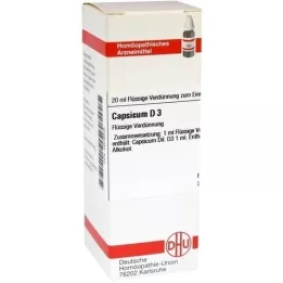 CAPSICUM D 3 Fortynning, 20 ml