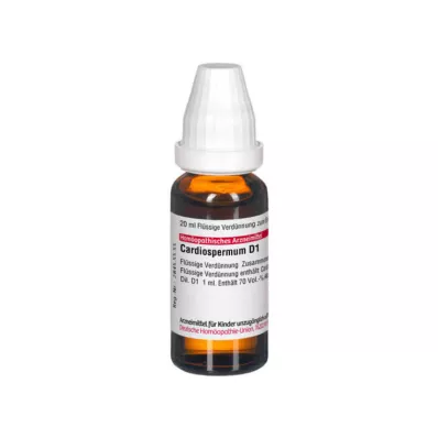 CARDIOSPERMUM D 1 Fortynning, 20 ml