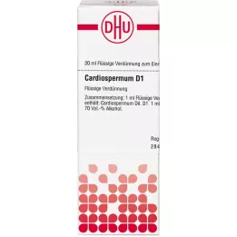 CARDIOSPERMUM D 1 Fortynning, 20 ml