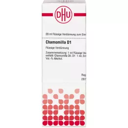 CHAMOMILLA D 1 Fortynning, 20 ml