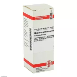 DHU Chininum sulfuricum D 6 Fortynning, 20 ml