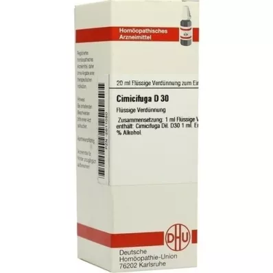 CIMICIFUGA D 30 Fortynning, 20 ml