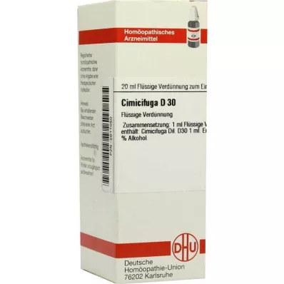 CIMICIFUGA D 30 Fortynning, 20 ml CIMICIFUGA D 30 Fortynning, 20 ml