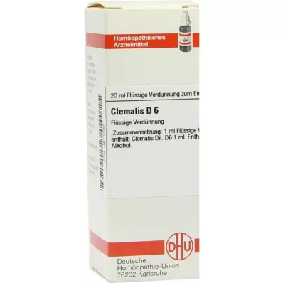 CLEMATIS D 6 Fortynning, 20 ml