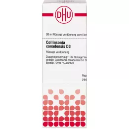 COLLINSONIA CANADENSIS D 3 Fortynning, 20 ml