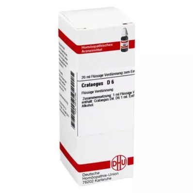 CRATAEGUS D 6 Fortynning, 20 ml