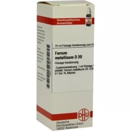 FERRUM METALLICUM D 30 Fortynning, 20 ml