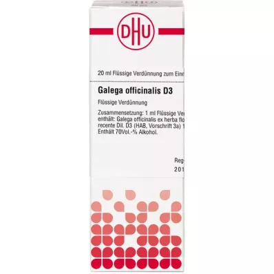 GALEGA officinalis D 3 fortynning, 20 ml