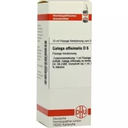 GALEGA officinalis D 6 Fortynning, 20 ml