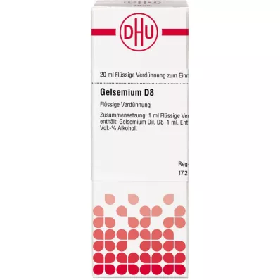 GELSEMIUM D 8 fortynning, 20 ml