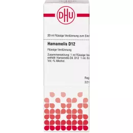 HAMAMELIS D 12 Fortynning, 20 ml