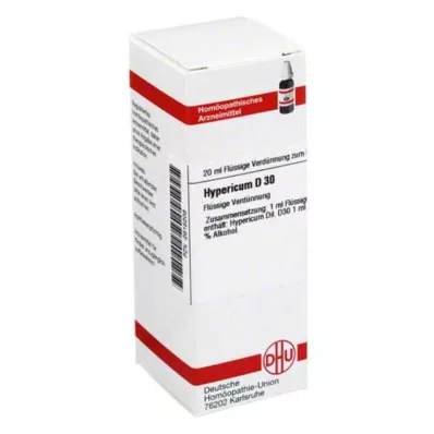 HYPERICUM D 30 Fortynning, 20 ml HYPERICUM D 30 Fortynning, 20 ml