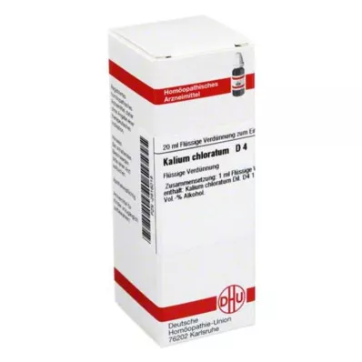KALIUM CHLORATUM D 4 fortynning, 20 ml