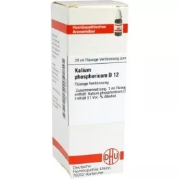 KALIUM PHOSPHORICUM D 12 Fortynning, 20 ml