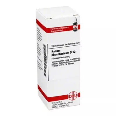 KALIUM PHOSPHORICUM D 12 Fortynning, 20 ml