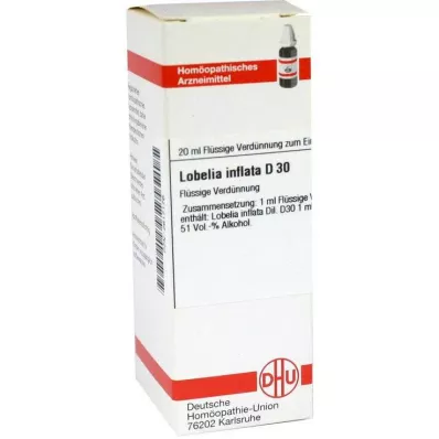 LOBELIA INFLATA D 30 Fortynning, 20 ml