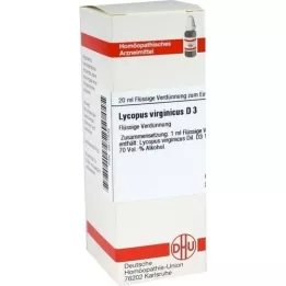 LYCOPUS VIRGINICUS D 3 fortynning, 20 ml