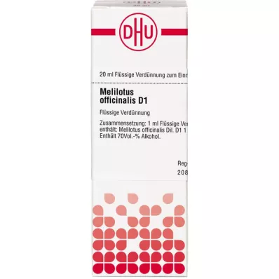 MELILOTUS OFFICINALIS D 1 fortynning, 20 ml