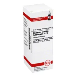 MERCURIUS SOLUBILIS Hahnemanni D 12 Fortynning, 20 ml