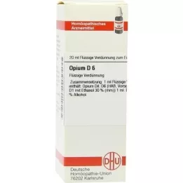OPIUM D 6 Fortynning, 20 ml