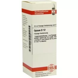 OPIUM D 12 Fortynning, 20 ml