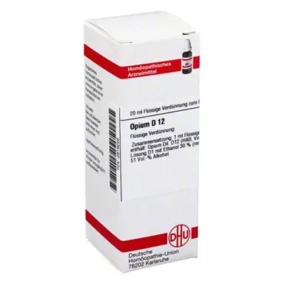 OPIUM D 12 Fortynning, 20 ml