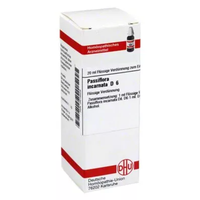 PASSIFLORA INCARNATA D 6 Fortynning, 20 ml PASSIFLORA INCARNATA D 6 Fortynning, 20 ml