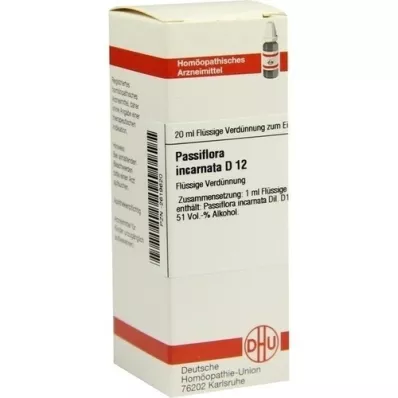 PASSIFLORA INCARNATA D 12 Fortynning, 20 ml