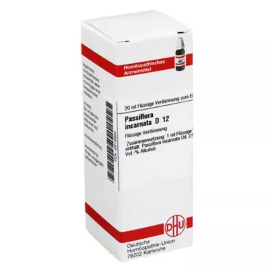 PASSIFLORA INCARNATA D 12 Fortynning, 20 ml PASSIFLORA INCARNATA D 12 Fortynning, 20 ml