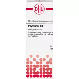 PHYTOLACCA D 8 fortynning, 20 ml