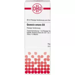 QUASSIA D 3 Fortynning, 20 ml