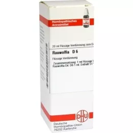 RAUWOLFIA D 6 Fortynning, 20 ml