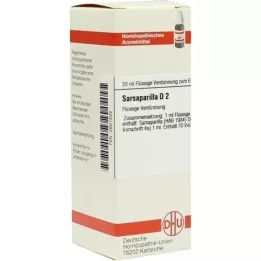 SARSAPARILLA D 2 Fortynning, 20 ml