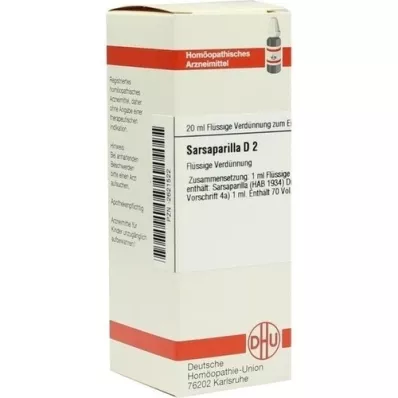 SARSAPARILLA D 2 Fortynning, 20 ml
