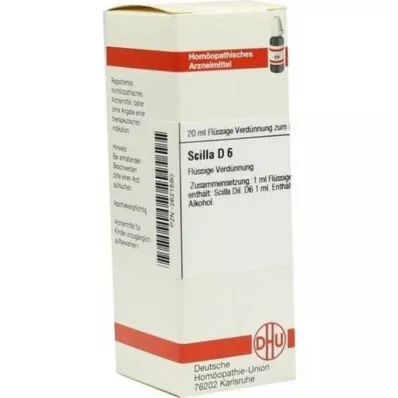 SCILLA D 6 Fortynning, 20 ml SCILLA D 6 Fortynning, 20 ml