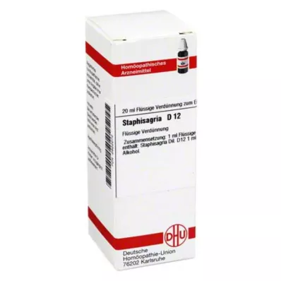 STAPHISAGRIA D 12 Fortynning, 20 ml STAPHISAGRIA D 12 Fortynning, 20 ml