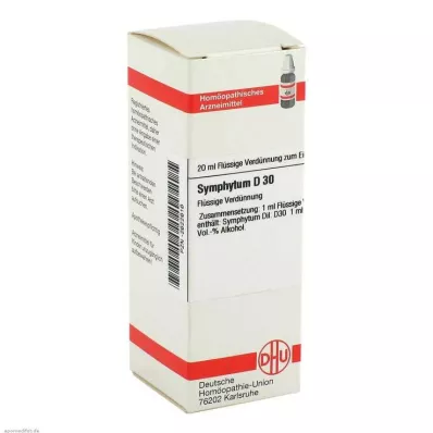 SYMPHYTUM D 30 Fortynning, 20 ml