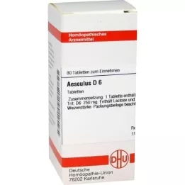 AESCULUS D 6 tabletter, 80 stk