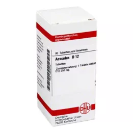 AESCULUS D 12 tabletter, 80 stk